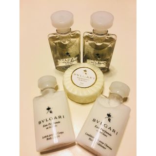 ブルガリ(BVLGARI)の【値下げ1500円→1300円】ブルガリ アメニティ 5個セット(サンプル/トライアルキット)