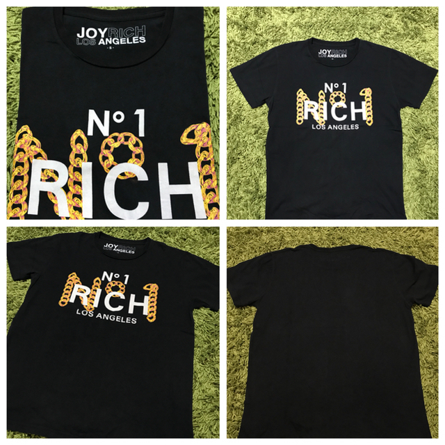 JOYRICH(ジョイリッチ)の【送料無料】JOYRICH Tシャツ 黒 半袖 メンズのトップス(その他)の商品写真