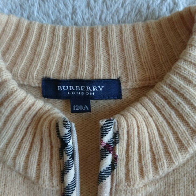 BURBERRY(バーバリー)の☆BURBERRY 120cm カーディガン☆ユニセックス キッズ/ベビー/マタニティのキッズ服男の子用(90cm~)(ジャケット/上着)の商品写真