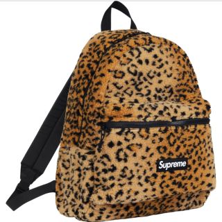 シュプリーム(Supreme)のsupreme Leopard Fleece Backpack yellow(バッグパック/リュック)