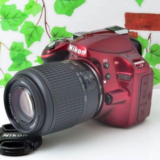 ニコン(Nikon)の✨赤い彗星✨超ハイスペックのスゴイやつ✨スマホ転送✨ニコン D3200(デジタル一眼)