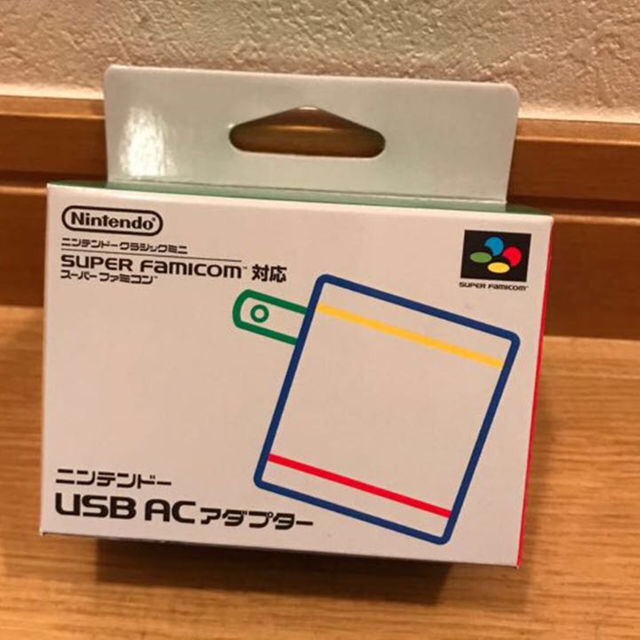 スーパーファミコン(スーパーファミコン)の【最終値下げ】ニンテンドースーパーファミコンミニ+USBアダプタ+ポストカード エンタメ/ホビーのゲームソフト/ゲーム機本体(家庭用ゲーム機本体)の商品写真