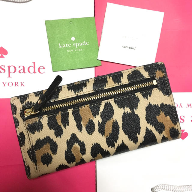 kate spade new york(ケイトスペードニューヨーク)のかまこ様専用 新品 ケイトスペード 長財布 ヒョウ柄 レディースのファッション小物(財布)の商品写真