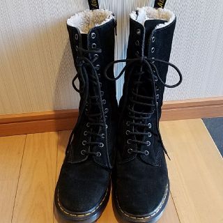 ドクターマーチン(Dr.Martens)のこぽなっつ様専用 Dr.Martens  黒スエードブーツ(ブーツ)