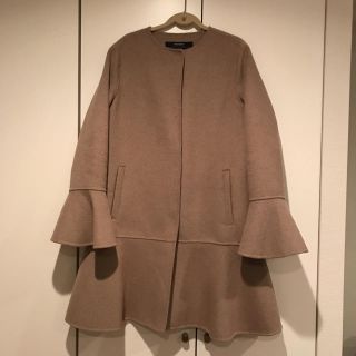 ザラ(ZARA)のお値下げしました☆ZARA ザラ コート ノーカラーコート(ロングコート)