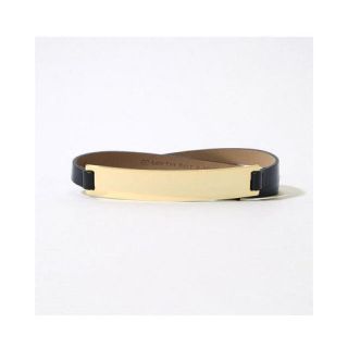 アパルトモンドゥーズィエムクラス(L'Appartement DEUXIEME CLASSE)の B-LOW THE BELT GOLD PLATE BUCKLE BELT(ベルト)