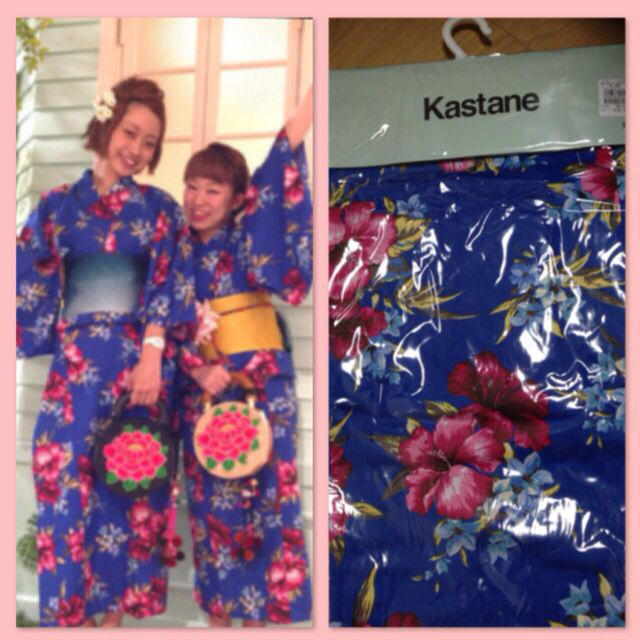 Kastane(カスタネ)のKastane 新品浴衣♡ レディースの水着/浴衣(浴衣)の商品写真