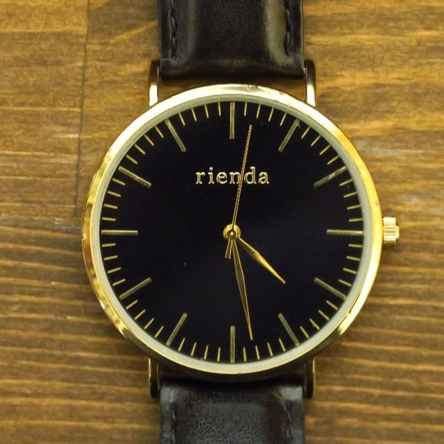 rienda(リエンダ)のリエンダ rienda 時計 ブラック レディースのファッション小物(腕時計)の商品写真