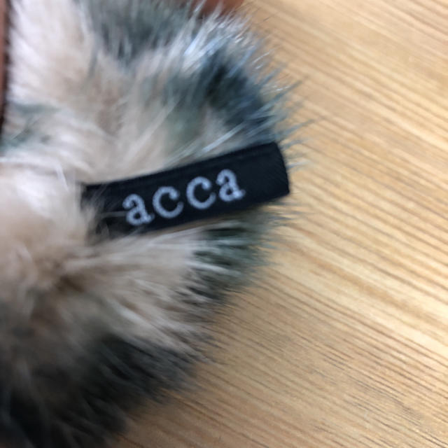 acca(アッカ)の【新品・未使用】acca アッカ ミンク シュシュ カモフラ レディースのヘアアクセサリー(ヘアゴム/シュシュ)の商品写真