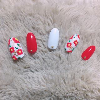 お花🌺*̣̩⋆̩*NAIL💅★*成人式👘🌟正月🎍