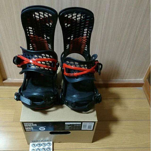 【アスラン様専用】BURTON GENESIS RE:flex Mサイズ スポーツ/アウトドアのスノーボード(バインディング)の商品写真