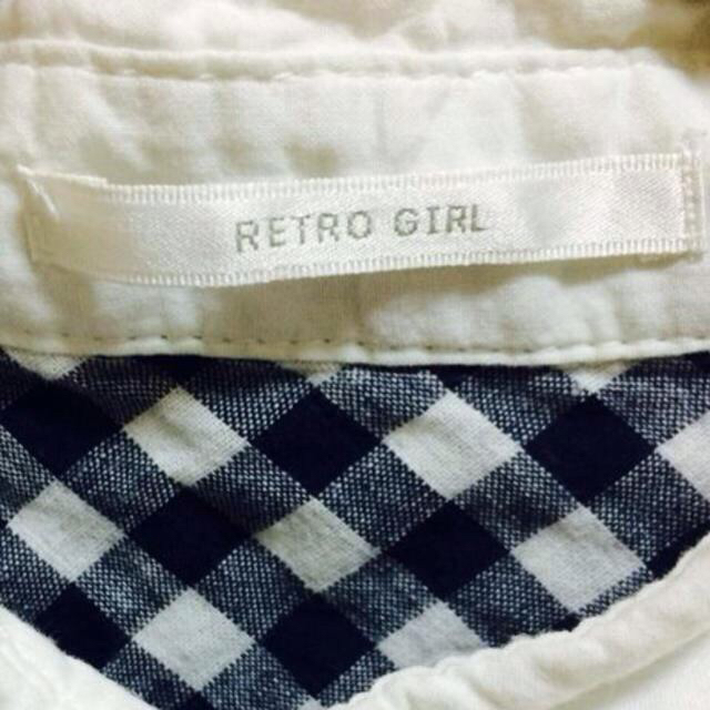 RETRO GIRL(レトロガール)のRETRO GIRL☆チェックシャツ レディースのトップス(シャツ/ブラウス(半袖/袖なし))の商品写真