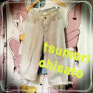 ツモリチサト(TSUMORI CHISATO)の【値下】tsumori★ヒッコリーパンツ(カジュアルパンツ)