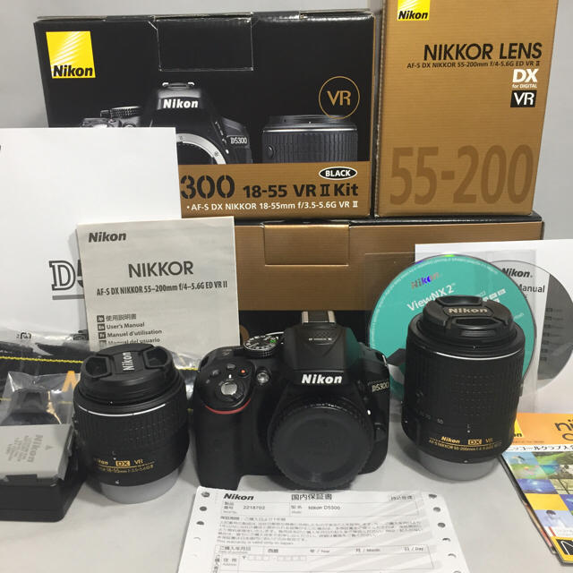 大流行中! D5300 ニコン Nikon - Nikon ダブルズームキット2 2427回
