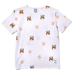 メゾンキツネ(MAISON KITSUNE')のメゾンキツネ リーボック ダブルネームTシャツ(Tシャツ(半袖/袖なし))