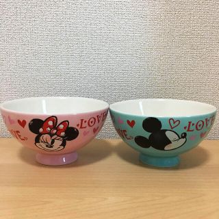 ディズニー(Disney)の【送料無料】ディズニー ミッキー ミニー ペア 食器(食器)