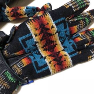 ペンドルトン(PENDLETON)の★美品★ＰＥＮＤＬＥＴＯＮ ペンデルトン ウール＆レザー手袋グローブ(手袋)