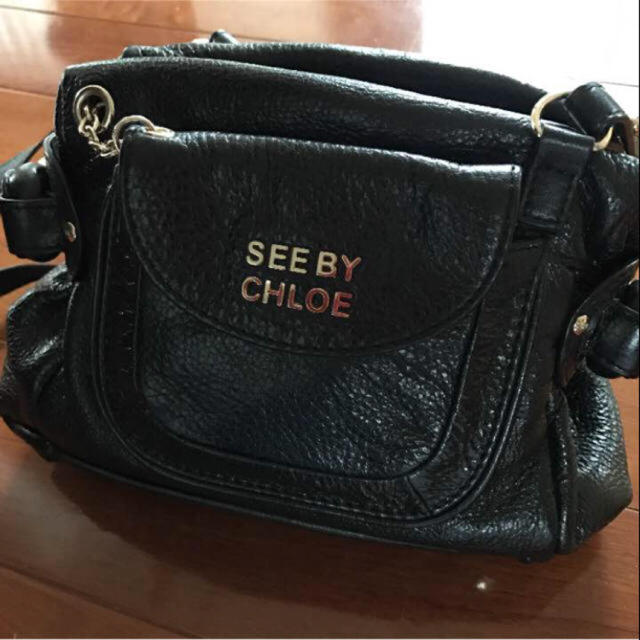 レディース正規 シーバイクロエ ショルダー ブラック SEEBYCHLOE