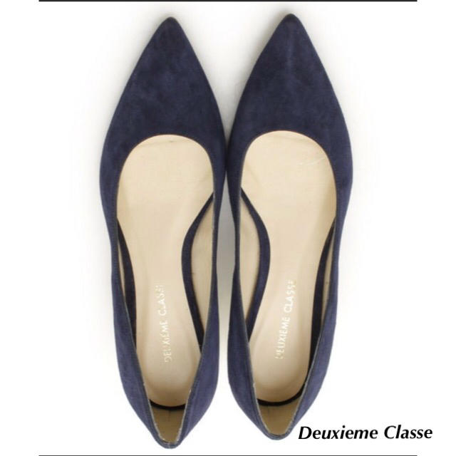 DEUXIEME CLASSE(ドゥーズィエムクラス)の Chonx2様 12／21夜まで取り置き スエードパンプス 23 レディースの靴/シューズ(ハイヒール/パンプス)の商品写真