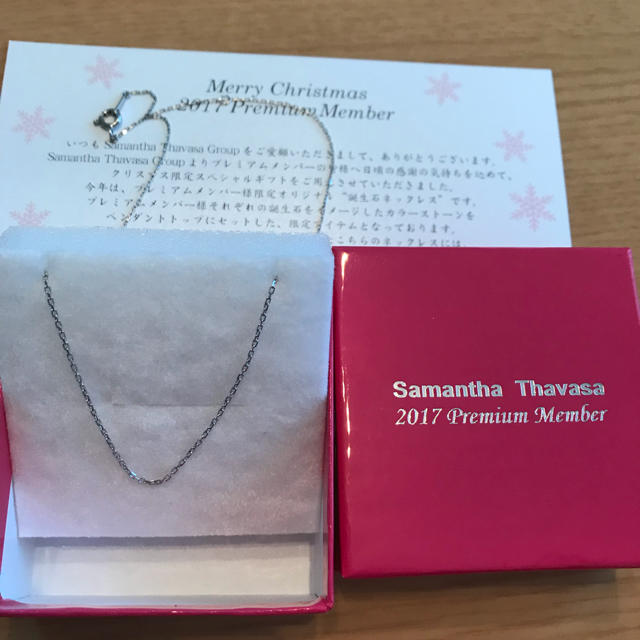 Samantha Tiara(サマンサティアラ)のサマンサティアラ プレミアム会員限定ネックレス チェーンのみ 新品 レディースのアクセサリー(ネックレス)の商品写真