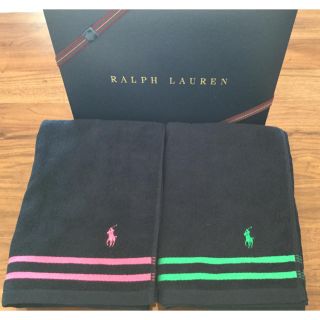 ラルフローレン(Ralph Lauren)の新品未使用☆ラルフローレン☆バスタオル グリーン1枚(タオル/バス用品)