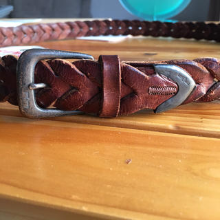 ポロラルフローレン(POLO RALPH LAUREN)のsilver buckle / leather belt。(ベルト)
