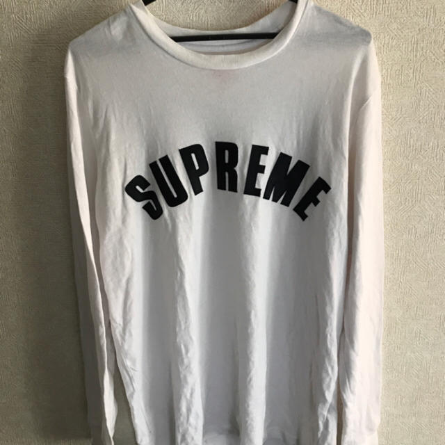 supreme アーチロゴ　白