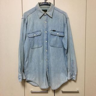 ラングラー(Wrangler)のWrangler ラングラー デニムシャツ M  ビンテージ 黒タグ(シャツ)