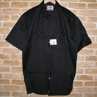 ディッキーズ(Dickies)のDickies1574半袖ワークシャツ ブラック USサイズXL(シャツ)