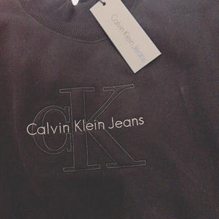 カルバンクライン(Calvin Klein)のcalvin klein  ロゴ入りハイネックトレーナー(トレーナー/スウェット)