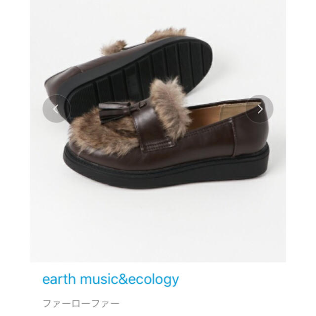 earth music & ecology(アースミュージックアンドエコロジー)のでーいー様専用🎁ファー ローファー レディースの靴/シューズ(ローファー/革靴)の商品写真