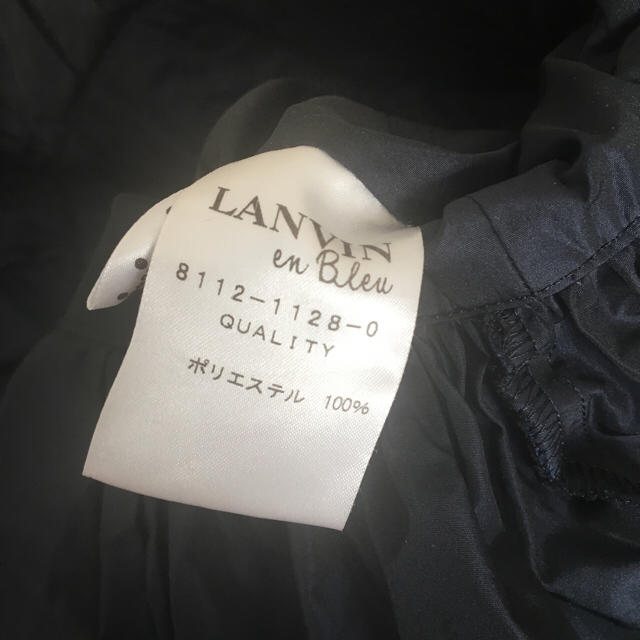 LANVIN en Bleu(ランバンオンブルー)のLANVIN en Bleu ネイビーワンピース レディースのワンピース(ひざ丈ワンピース)の商品写真