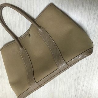 エルメス(Hermes)の【正規品】エルメス ガーデンパーティ 希少！エトゥープ(トートバッグ)