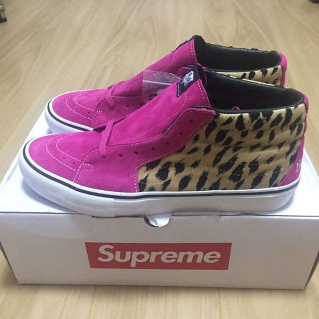 Supreme(シュプリーム)のsupreme vans velvet leopard sk8 バンズ メンズの靴/シューズ(スニーカー)の商品写真