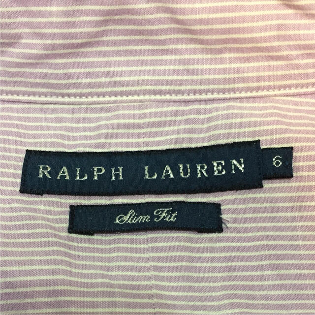 Ralph Lauren(ラルフローレン)のRalph Lauren スリムフィット ストライプシャツ レディースのトップス(シャツ/ブラウス(長袖/七分))の商品写真