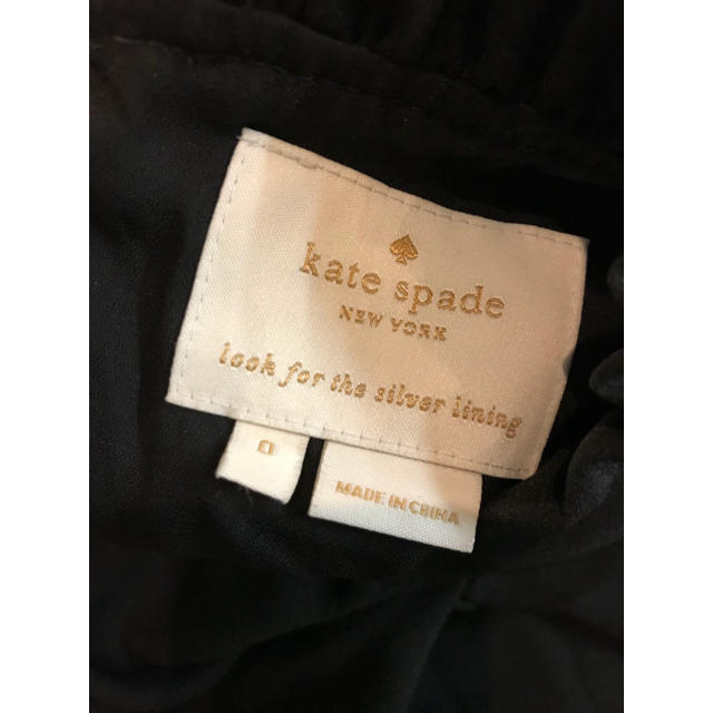 kate spade new york(ケイトスペードニューヨーク)のケイトスペード   ブラックワンピースドレス レディースのワンピース(ひざ丈ワンピース)の商品写真