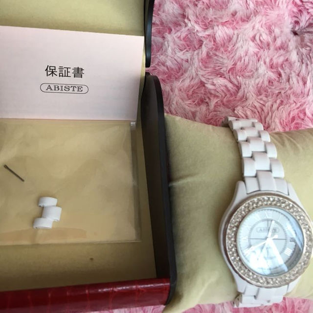 ABISTE(アビステ)のABISTE 腕時計 ホワイト レディースのファッション小物(腕時計)の商品写真