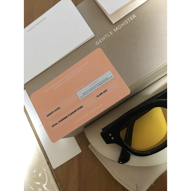 希少 登坂広臣着用 同型同色 ジェントルモンスター insight01 希少 登坂広臣着用 同型同色 ジェントルモンスター insight01