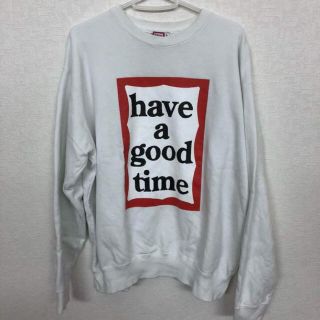 ビームス(BEAMS)のhave a good time 白 トレーナー(スウェット)