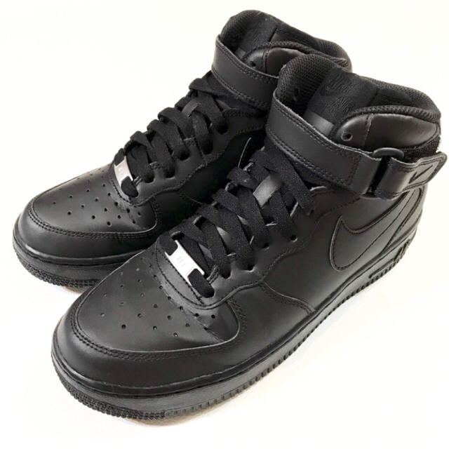 美品24.5NIKE AF-1 MID ナイキ エアフォースワン ミッド 579