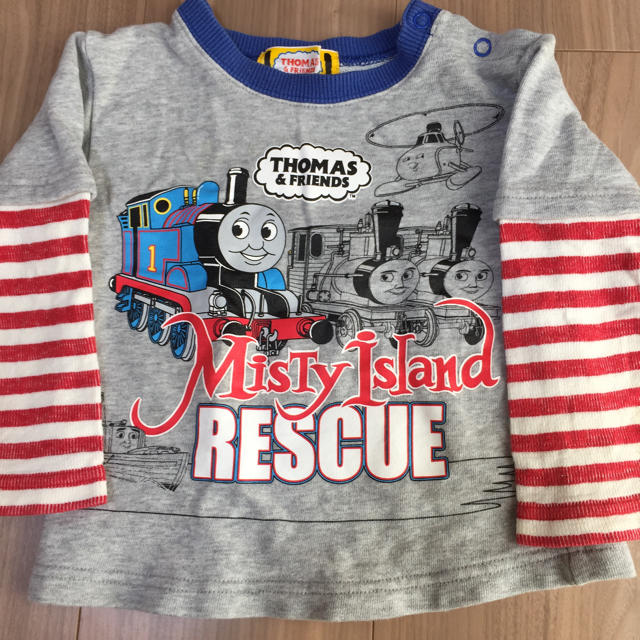 トーマス トレーナー 薄手 90 キッズ/ベビー/マタニティのキッズ服男の子用(90cm~)(Tシャツ/カットソー)の商品写真