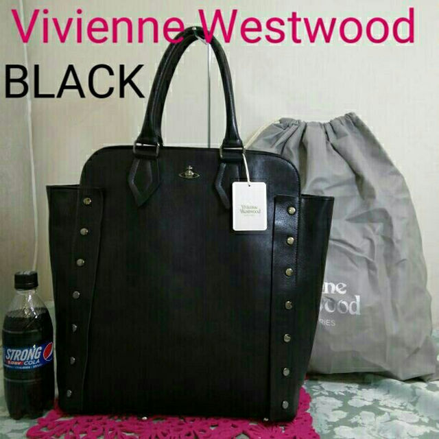 ￥71280サイズ新品未使用タグ付き　Vivienne Westwood トートバッグBLACK