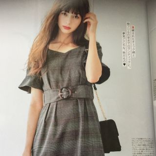 ジルバイジルスチュアート(JILL by JILLSTUART)の今季♡グレンチェックワンピース🎀✨(ミニワンピース)