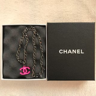 CHANEL★ネオンピンクネックレス