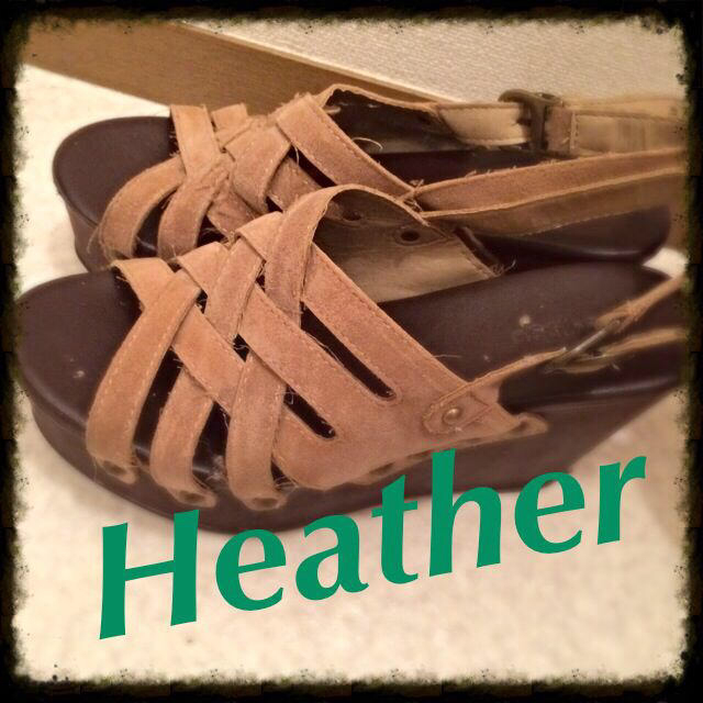 heather(ヘザー)のHeather♡厚底サンダル レディースの靴/シューズ(サンダル)の商品写真