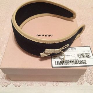 ミュウミュウ(miumiu)の値下げ♡美品☆miu miu  カチューシャ(その他)