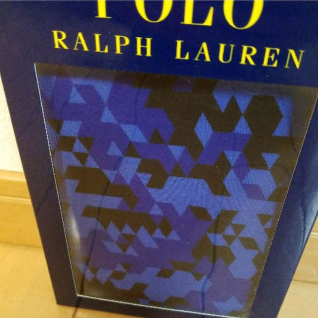 POLO RALPH LAUREN(ポロラルフローレン)の新品未開封☆ポロ・ラルフローレン　ボクサーパンツ　L　ブルー メンズのメンズ その他(その他)の商品写真