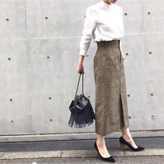 プラージュ ハイウエスト ひざ丈スカートの通販 19点 | Plageの