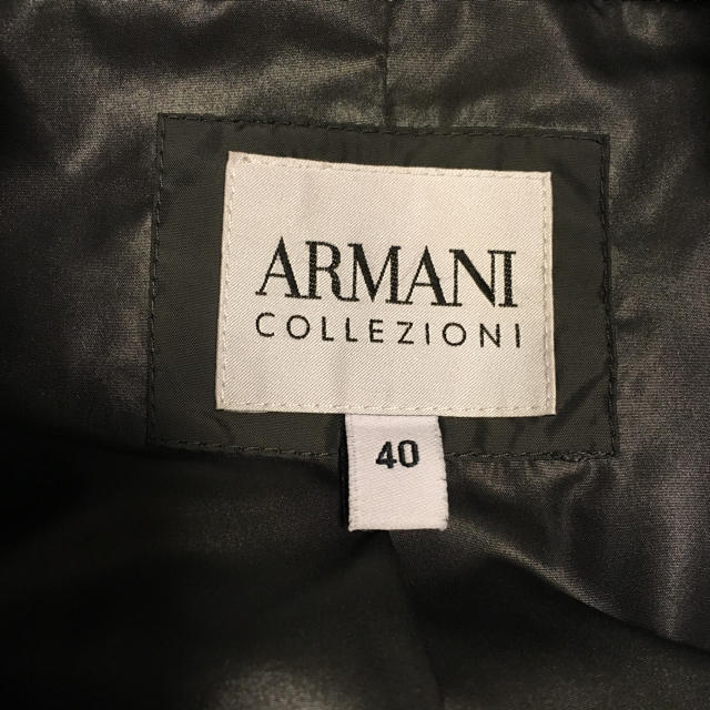 ARMANI COLLEZIONI(アルマーニ コレツィオーニ)のアルマーニコレッツォーニ40ダウンジャケットモンクレールヘルノタトラス レディースのジャケット/アウター(ダウンジャケット)の商品写真