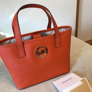 マイケルコース(Michael Kors)のマイケルコース     未使用オレンジバック(ハンドバッグ)